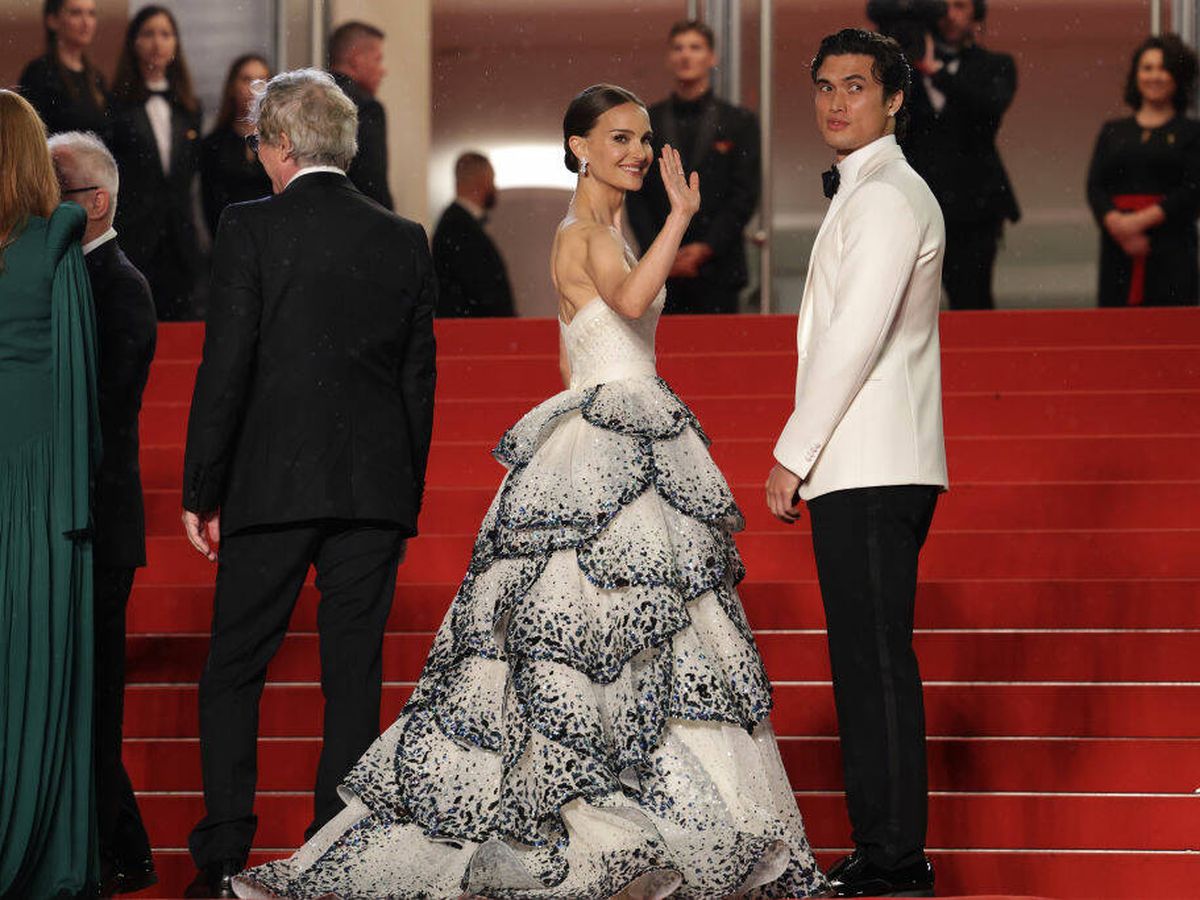 Foto: Natalie Portman, con el vestido Junon de Dior en Cannes. (Getty)