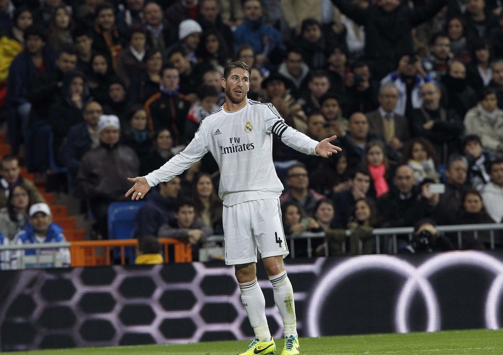 Foto: Sergio Ramos, durante un partido con el Real Madrid