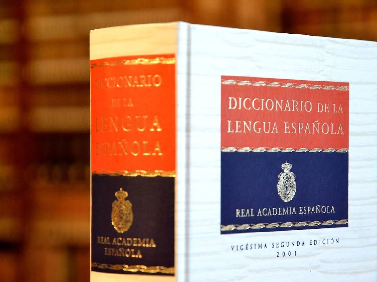 Foto: El diccionario de la Real Academia Española 
