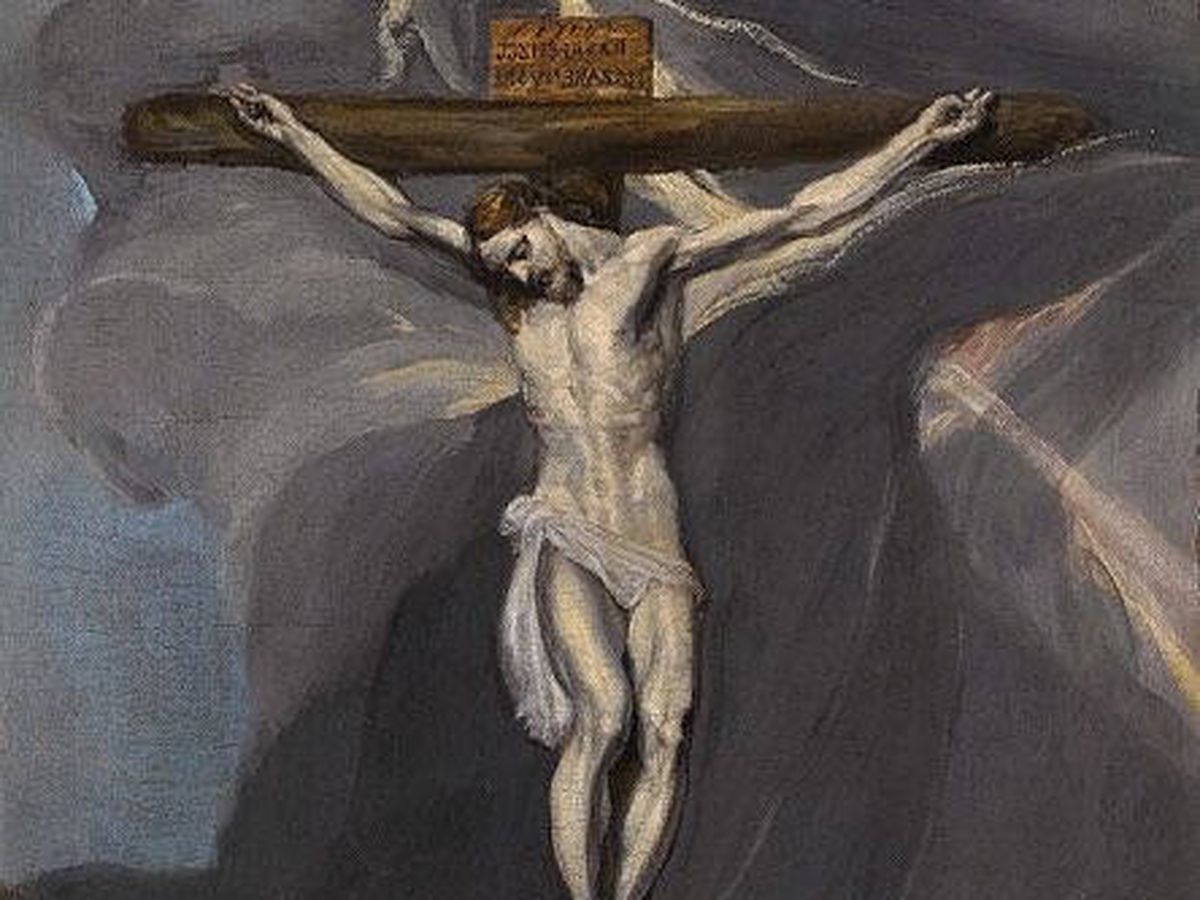 Foto: 'Crucifixión', una obra de Doménikos Theotokópoulos, 'El Greco'. (Ministerio de Cultura y Deporte)