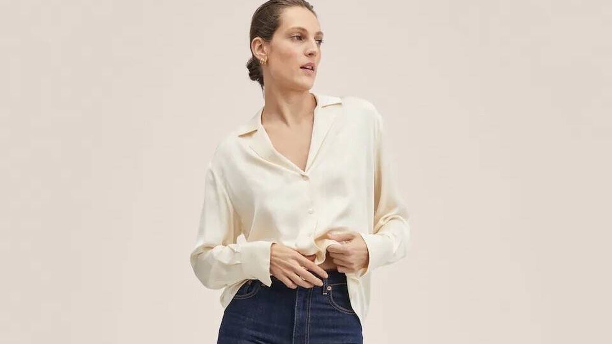Renueva tus básicos elegantes con esta camisa blanca de Mango Outlet por 20 euros