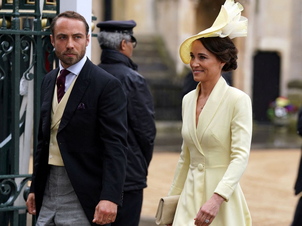 Foto: James y Pippa Middleton, llegando a la abadía de Westminster. (Reuters)