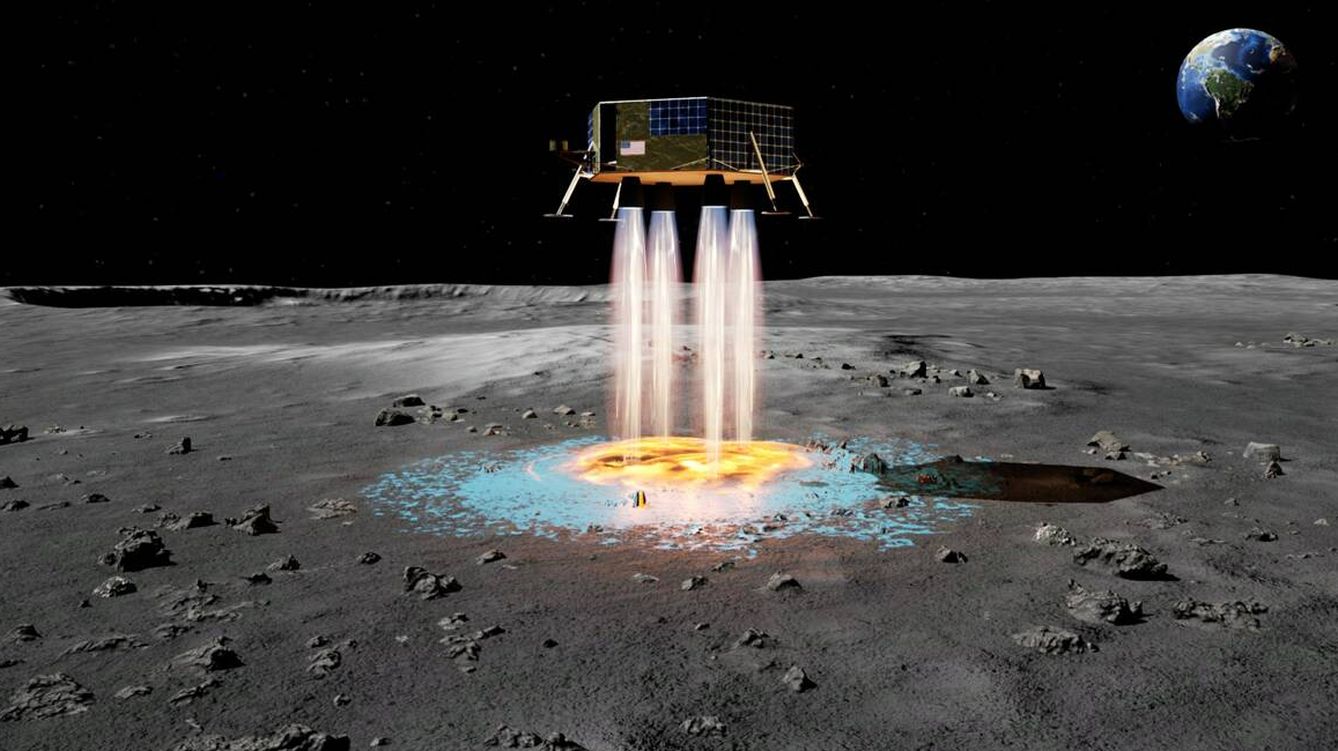 Foto: El sistema que nos permitirá volver a pisar la Luna sin peligro. (Masten)