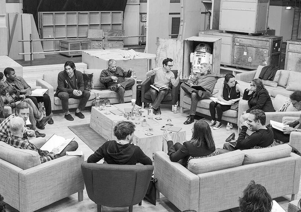 Foto: El reparto de 'Star Wars: Episodio VII' (Disney)