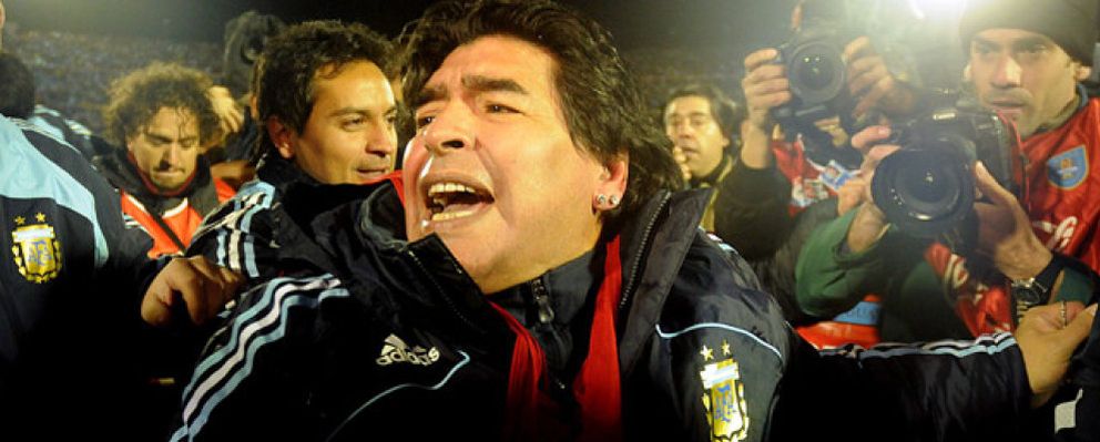 Foto: Maradona: "Si hubiéramos perdido me tendría que haber ido a vivir a Haití"