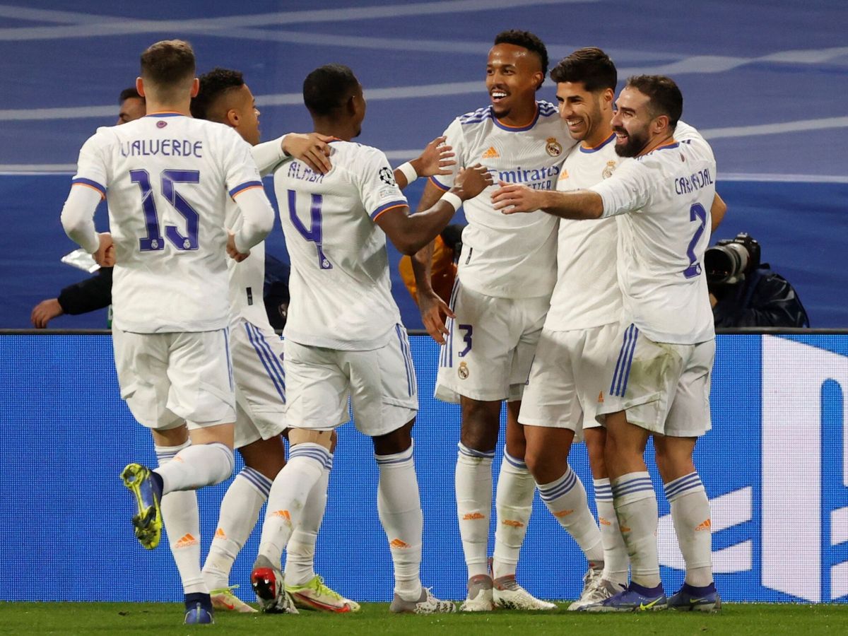 Foto: Los jugadores del Real Madrid celebran el triunfo contra el Inter. (EFE/Juan Carlos Hidalgo) 