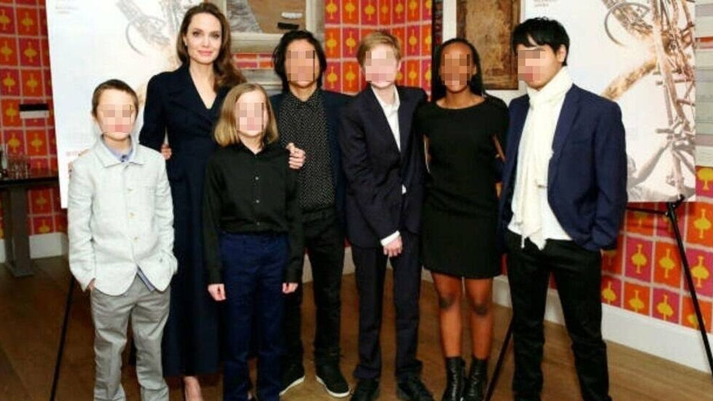 Hijos de Angelina Jolie y Brad Pitt. (Getty)