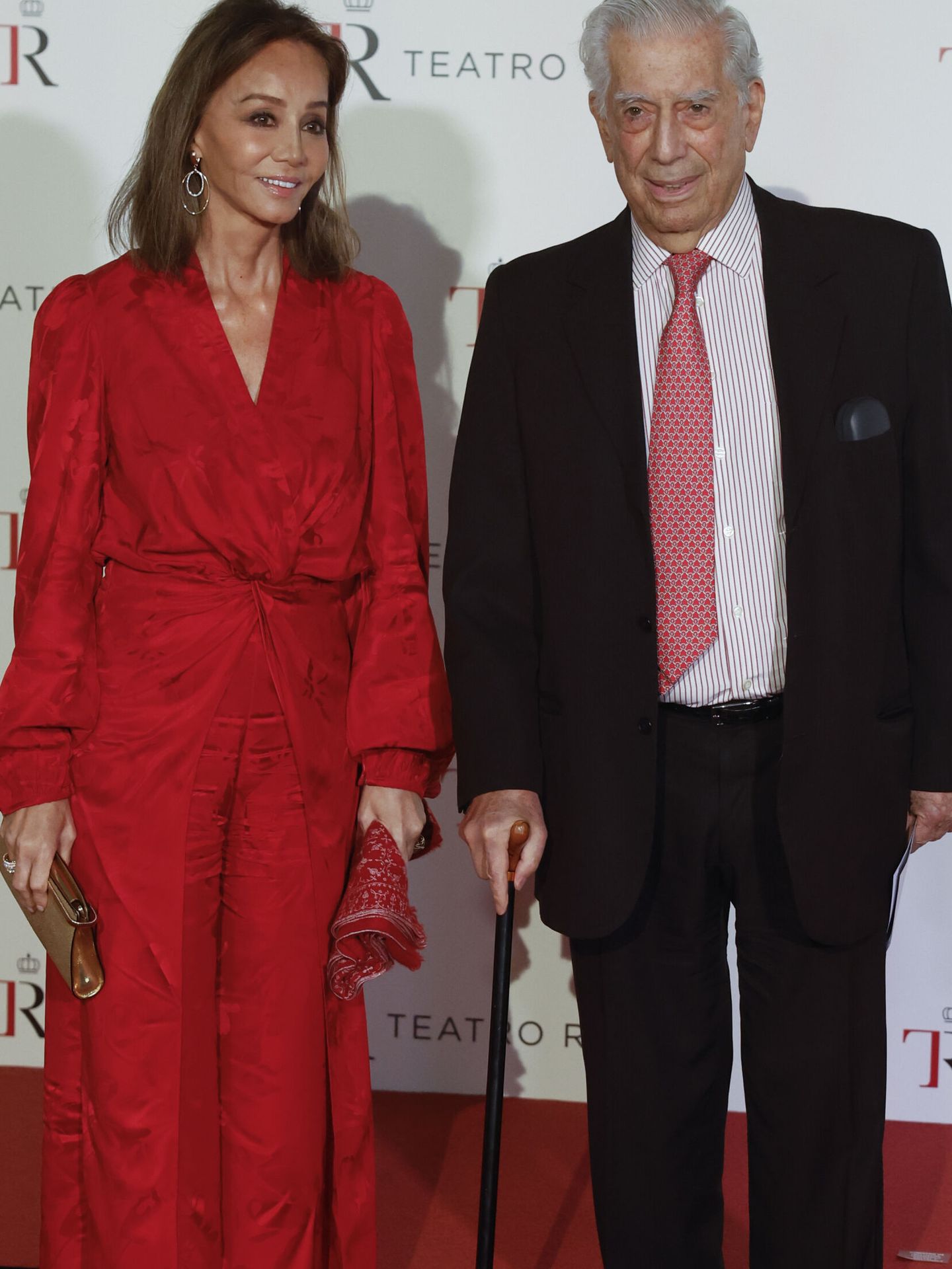 Mario Vargas Llosa e Isabel Preysler, en el Teatro Real de Madrid. (EFE/Juanjo Martín)