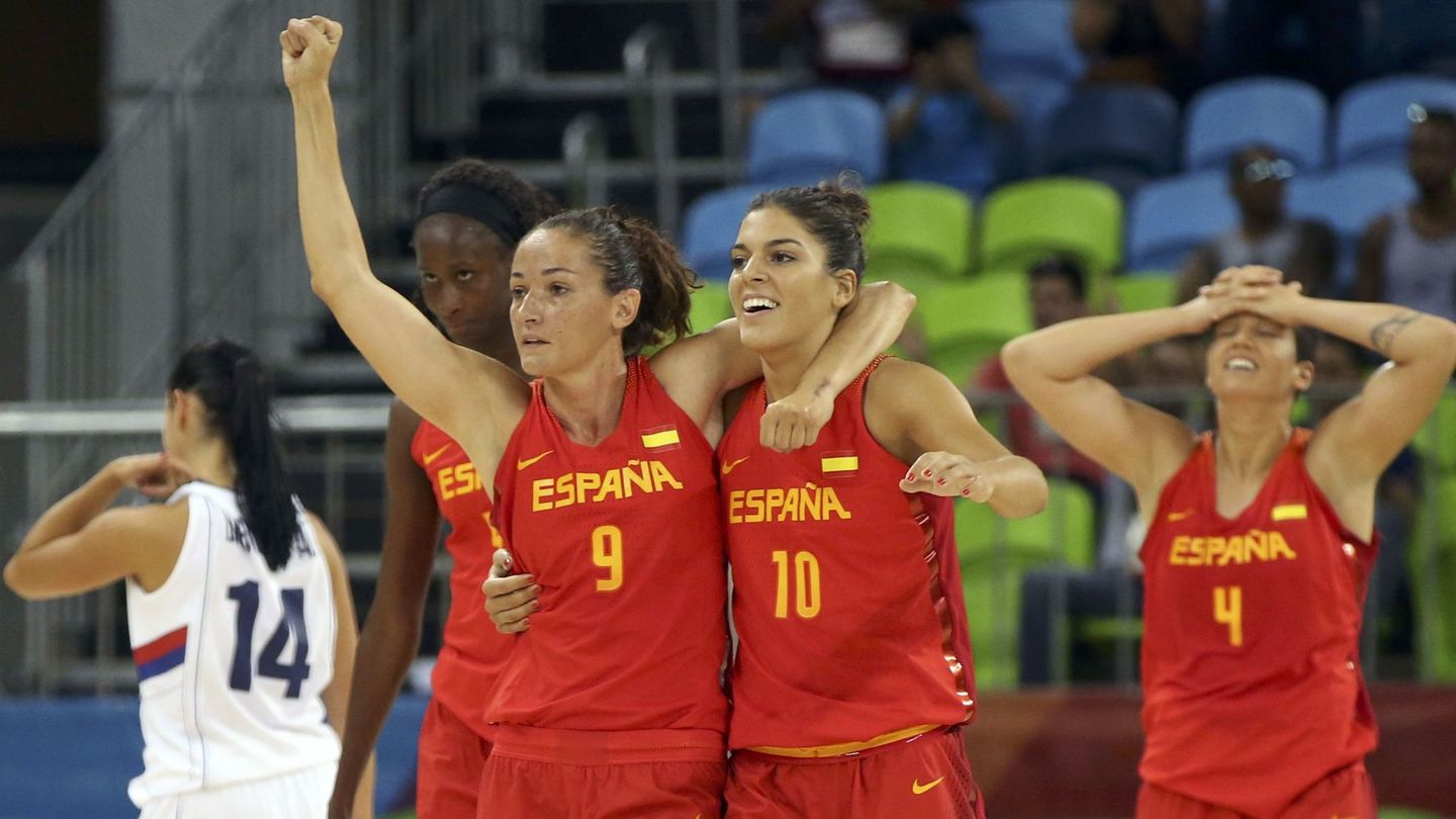 Las españolas celebraron un triunfo muy importante. (Shannon Stapleton/Reuters)
