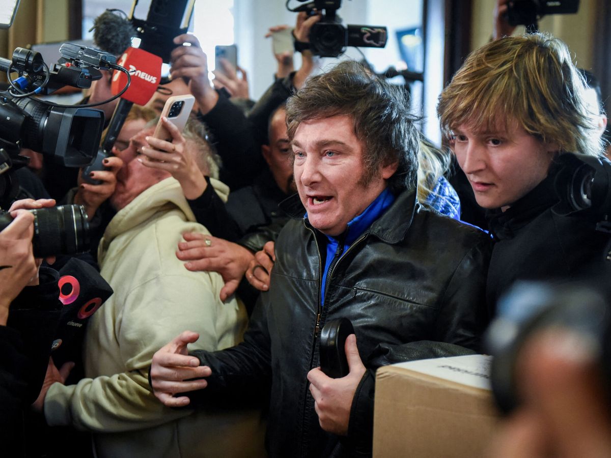 Foto: El candidato a las elecciones argentinas Javier Milei. (Reuters/Mariana Nedelcu)