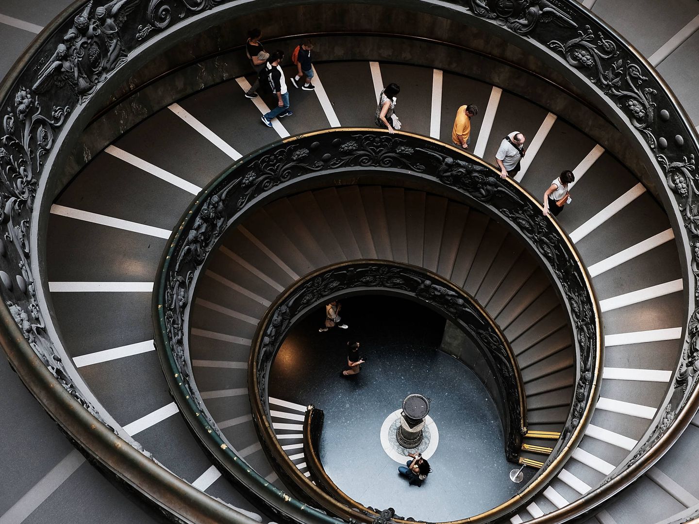 Escalinata de Bramante, Museos Vaticanos (Getty Images)