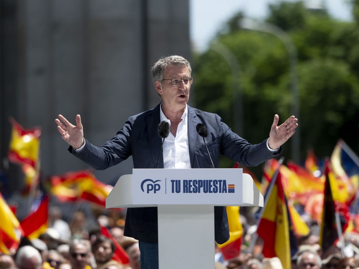 Foto: El presidente del Partido Popular, Alberto Núñez Feijóo. (Europa Press/Alberto Ortega)