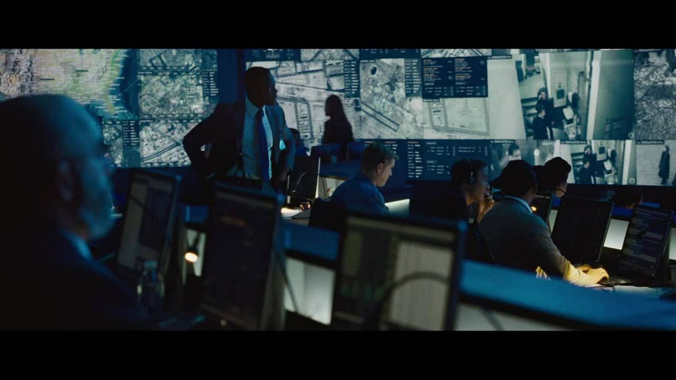 La 'sala de control' de la película 'Jason Bourne', (2016). 
