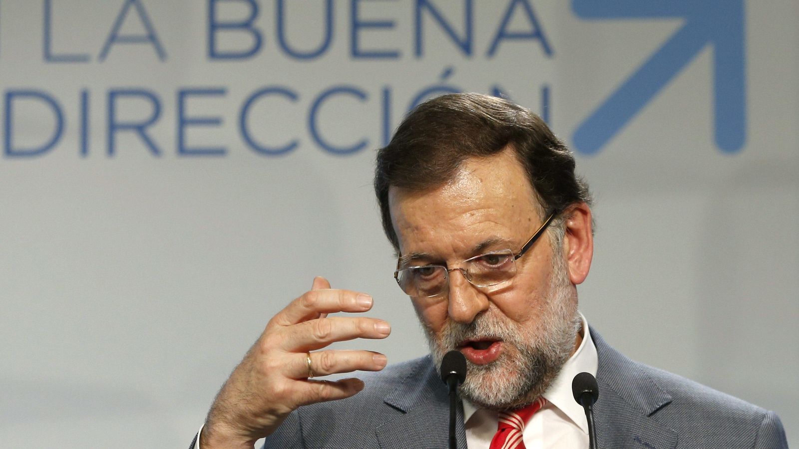 Foto: El presidente del Gobierno, Mariano Rajoy, durante la rueda de prensa ofrecida tras la reunión del Comité Ejecutivo Nacional del PP (EFE)