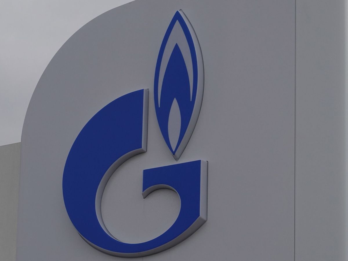 Foto: Logo de Gazprom. (EFE/Maxim Shipenkov)