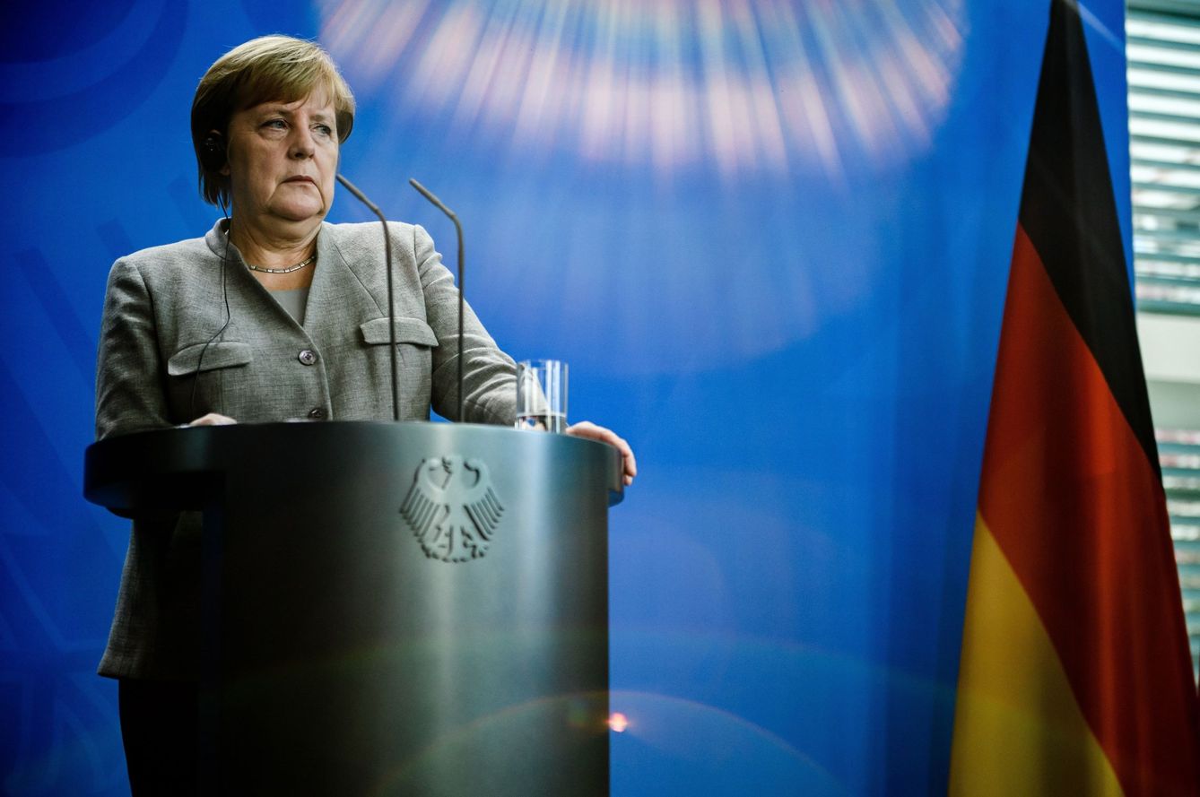 La canciller alemana, Angela Merkel, en la Cancillería de Berlín, el 12 de octubre de 2018. (EFE)