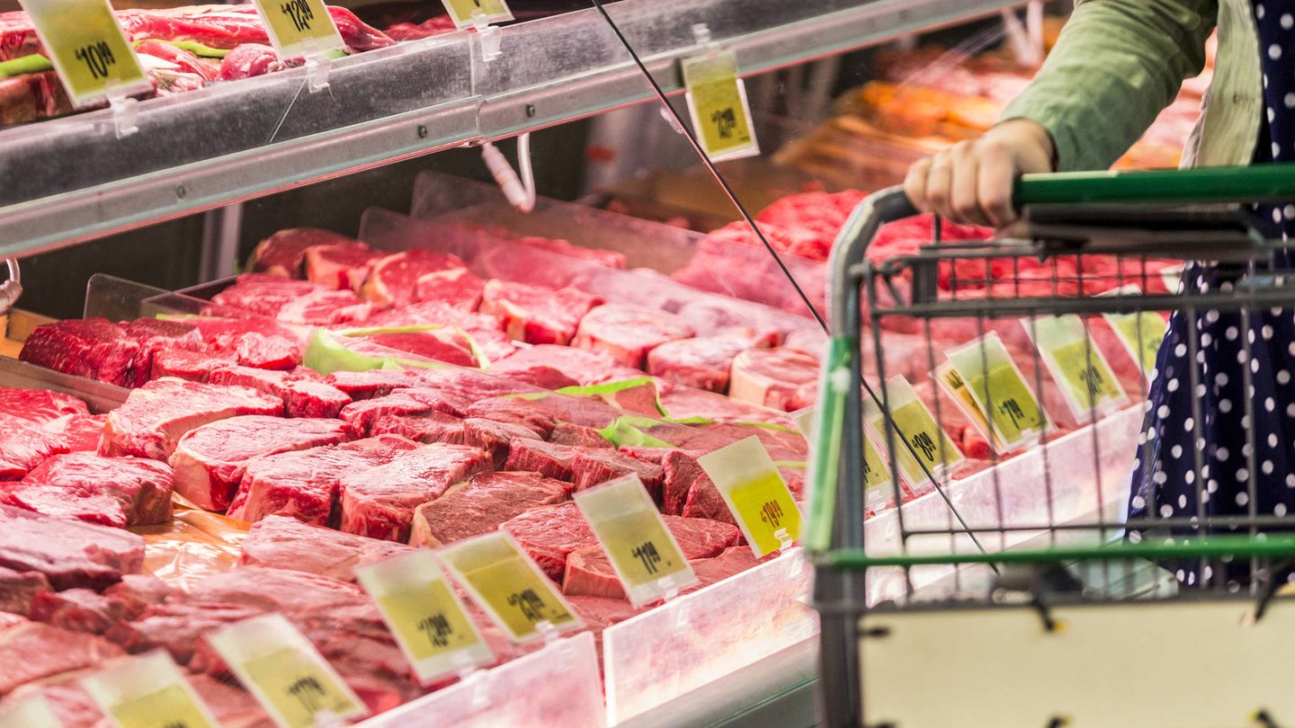 Sección de carnicería en el supermercado.   (iStock)