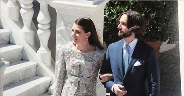 Foto: Dimitri Rassam y Carlota Casiraghi, recién casados. (Casa Principesca de Mónaco)