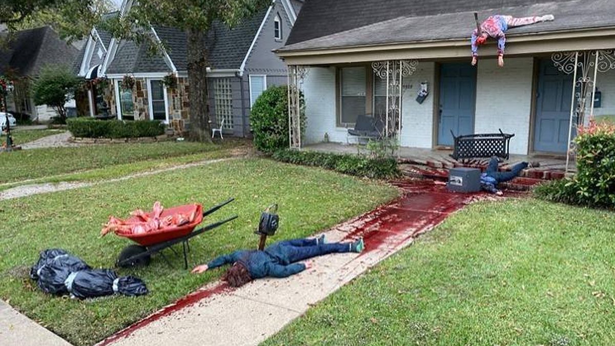 La salvaje decoración de Halloween en EEUU que ha provocado la visita de la policía