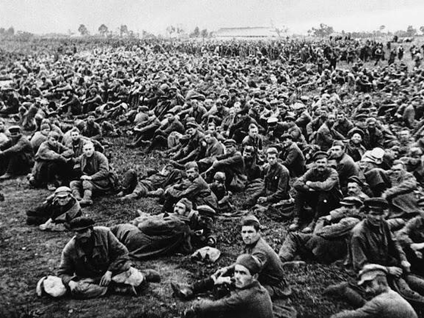 Medio millón de soldados soviéticos hechos prisioneros en el otoño de 1941