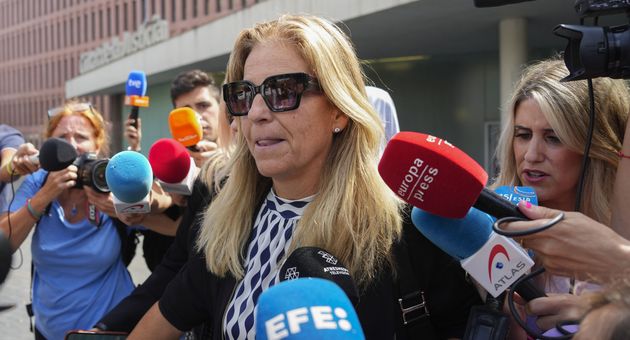 Arantxa Sánchez Vicario a su llegada a los juzgados de Barcelona el pasado martes. (EFE/Alejandro García) 