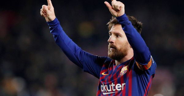 Foto: Leo Messi celebra un gol con el FC Barcelona. (Reuters)