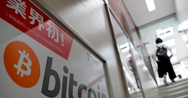 Foto: Logotipo de bitcoin. (Reuters)