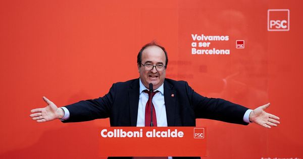 Foto: Miquel Iceta en el inicio de campaña del PSC en Barcelona. (EFE)