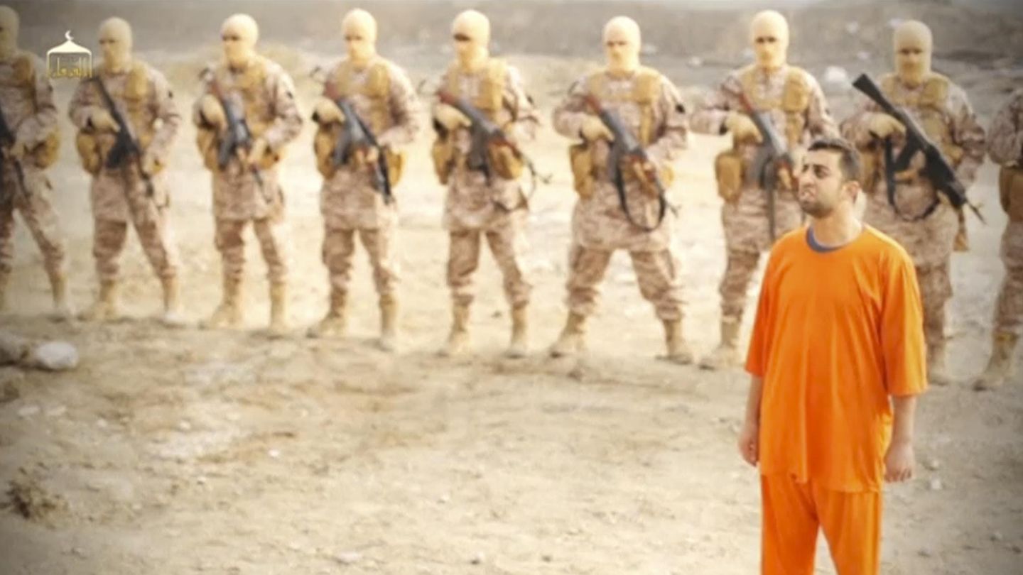 Una imagen del último vídeo difundido por el autodenominado Estado Islámico (Reuters). 