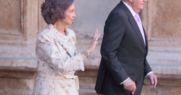 Foto: Don Juan Carlos y doña Sofía en la Misa de Pascua de abril.(REUTERS)