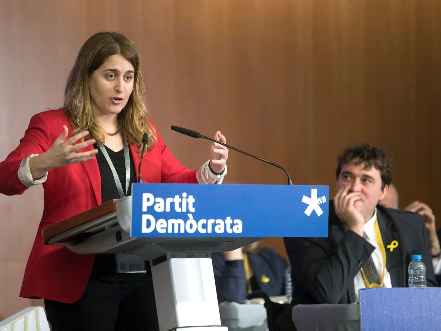 Marta Pascal, interviene durante la reunión del consell nacional en Barcelona. (EFE) 