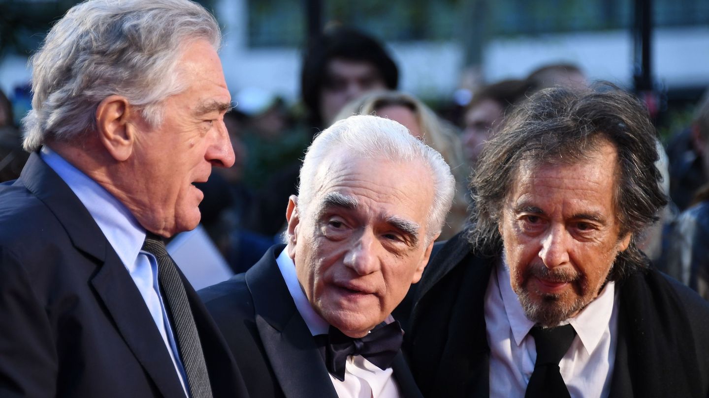 Robert De Niro, Martin Scorsese y Al Pacino. (EFE)