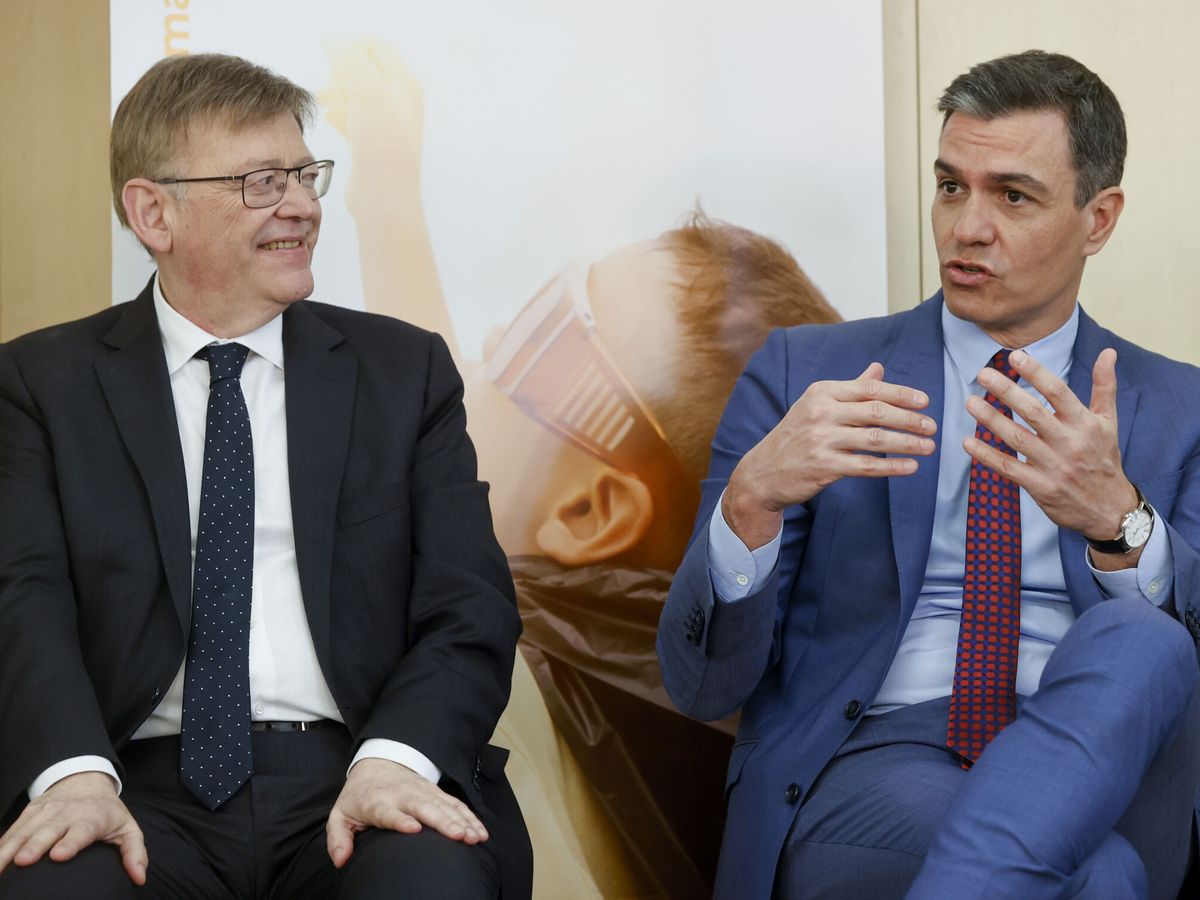 Foto: Ximo Puig y Pedro Sánchez en una visita del presidente del Gobierno a Mislata (Valencia). (EFE/Kai Försterling)