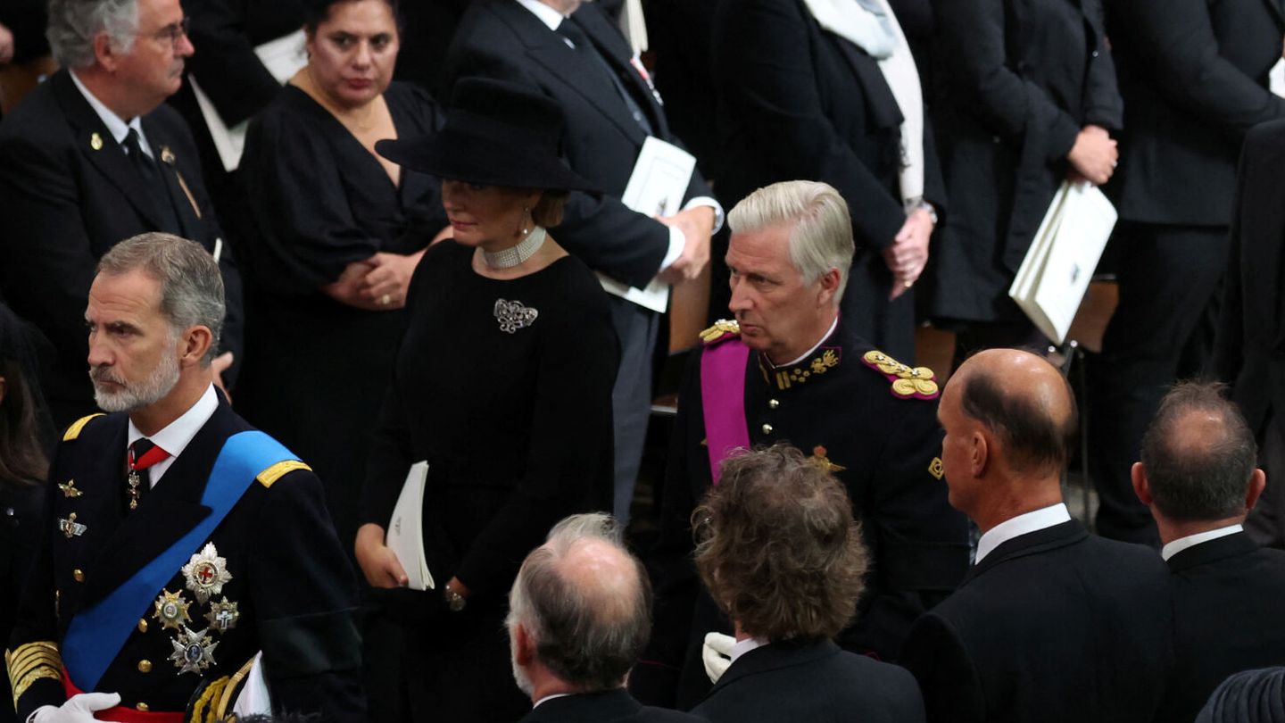 Los reyes Felipe y Matilde de Bélgica. (Reuters/Pool/Phil Noble)