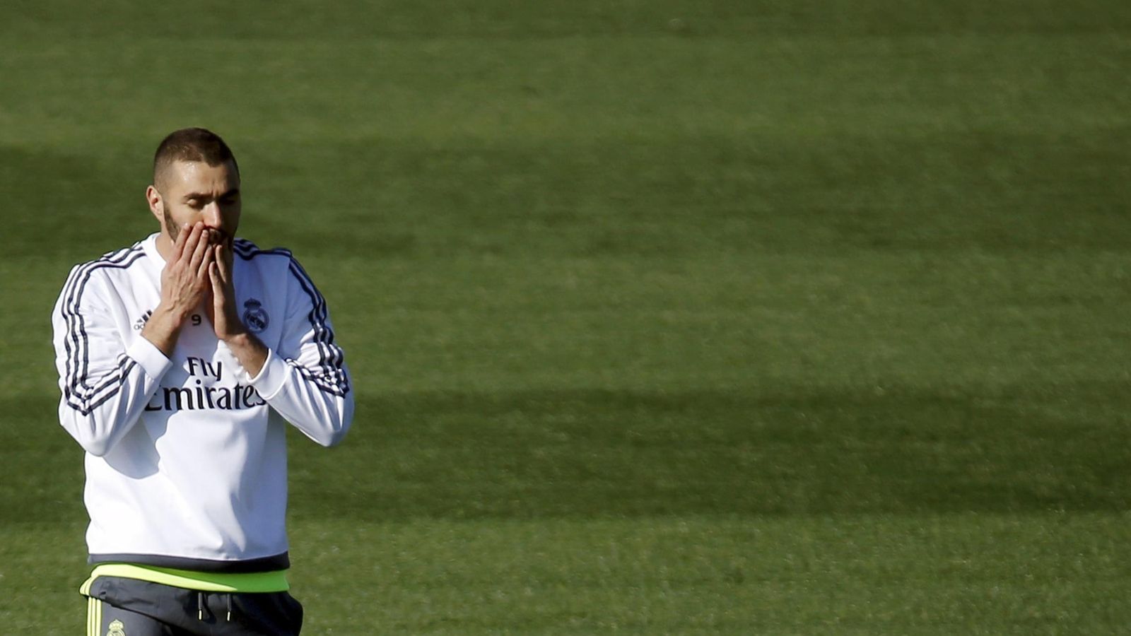 Foto: Karim Benzema, durante un entrenamiento del Real Madrid (Reuters)