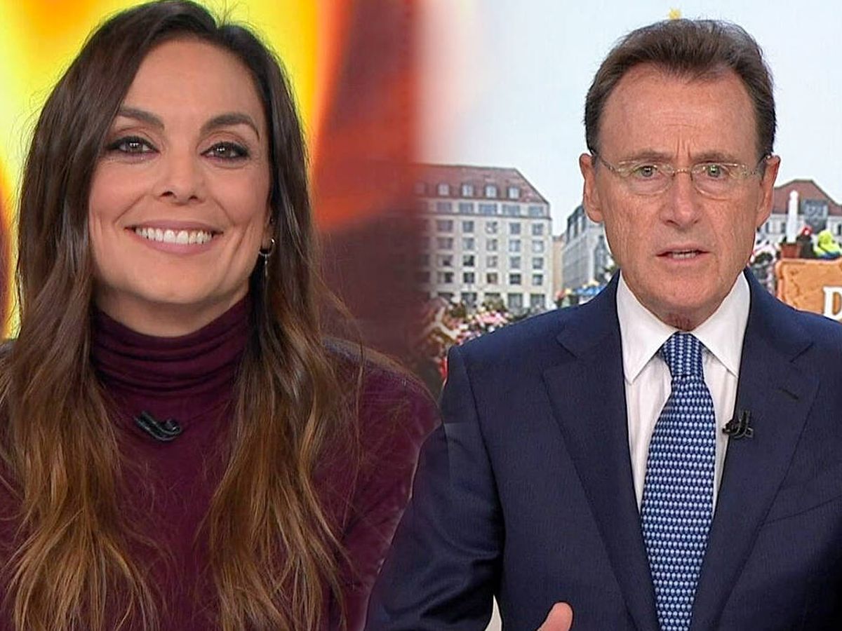 Foto: Mónica Carrillo y Matías Prats en 'Antena 3 noticias'. (Atresmedia)