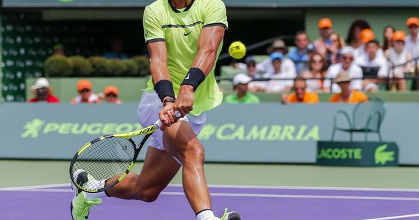 Foto: Nadal, en Miami. (Reuters)
