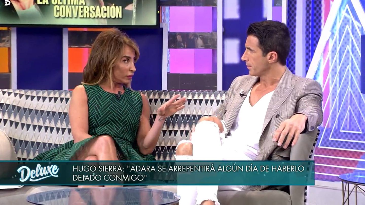 Hugo Sierra y María Patiño, en 'Sábado Deluxe'. (Telecinco)