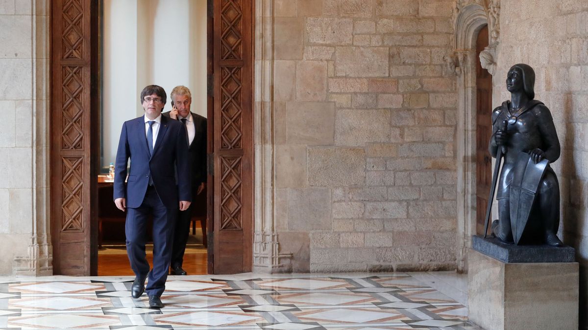 Puigdemont se instala en el Palau y los GEO de los Mossos ya lo protegen día y noche