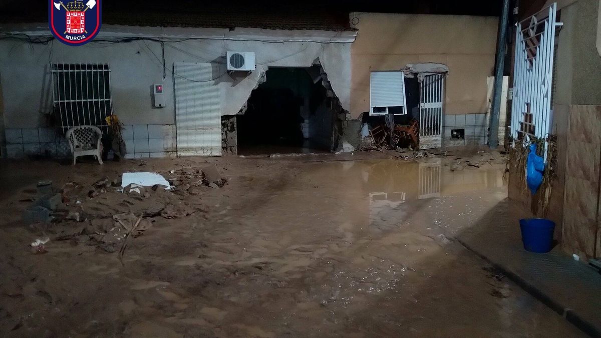 Muere un hombre en Javalí Viejo (Murcia) al arrasar su casa una tormenta