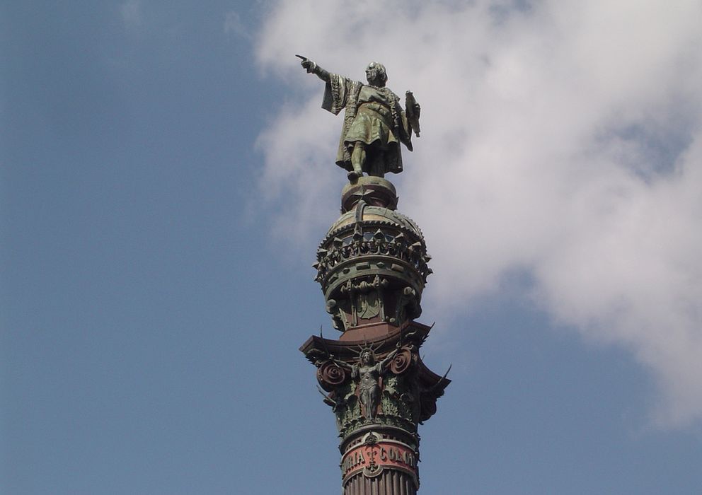 Foto: Estatua de Colón en Barcelona 