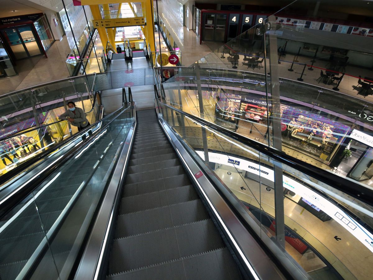 Foto: Centro comercial Arenas de Barcelona, casi vacío, el pasado 7 de octubre. (Reuters)