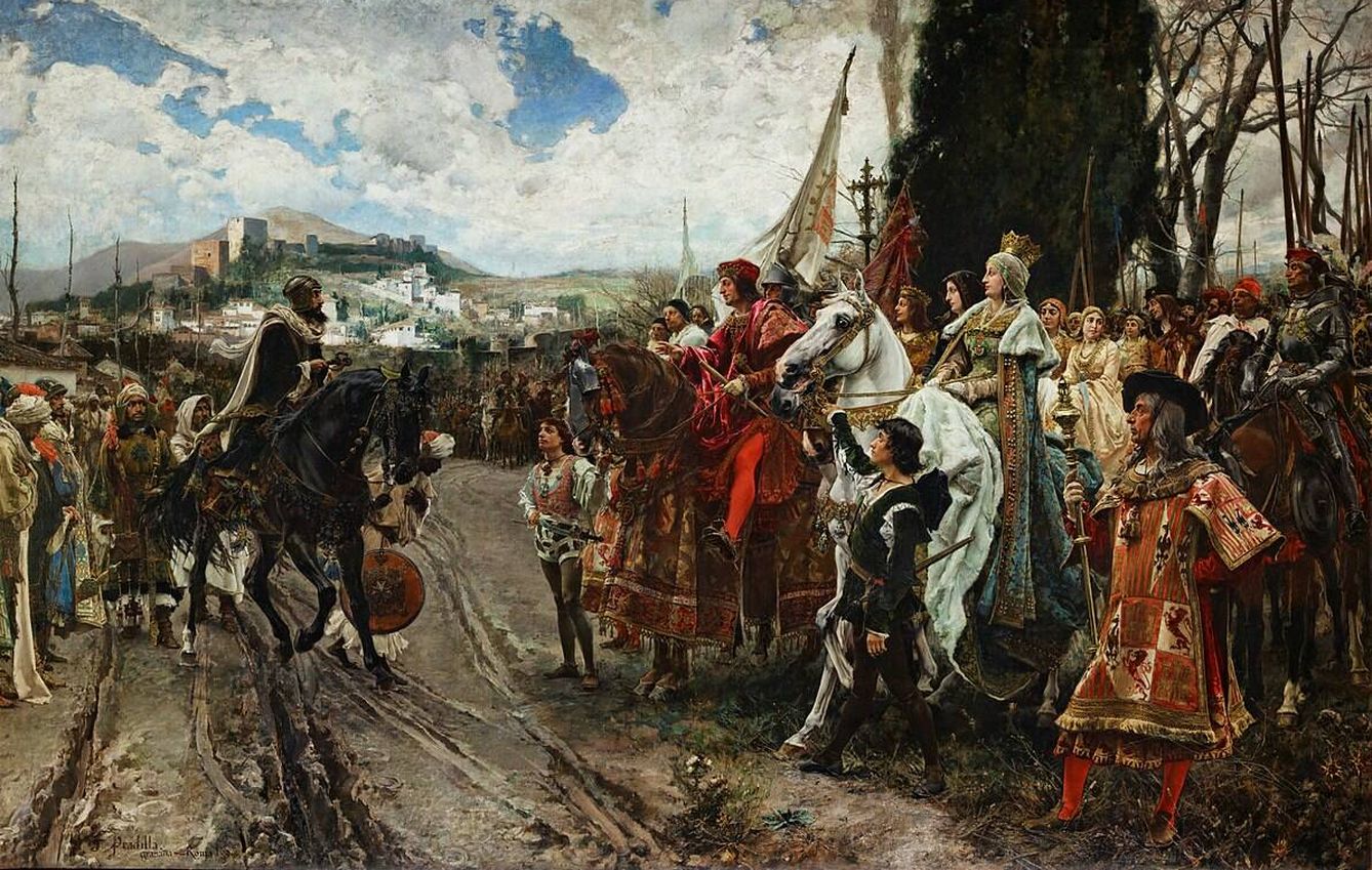 La Rendición de Granada, por Francisco Padilla.