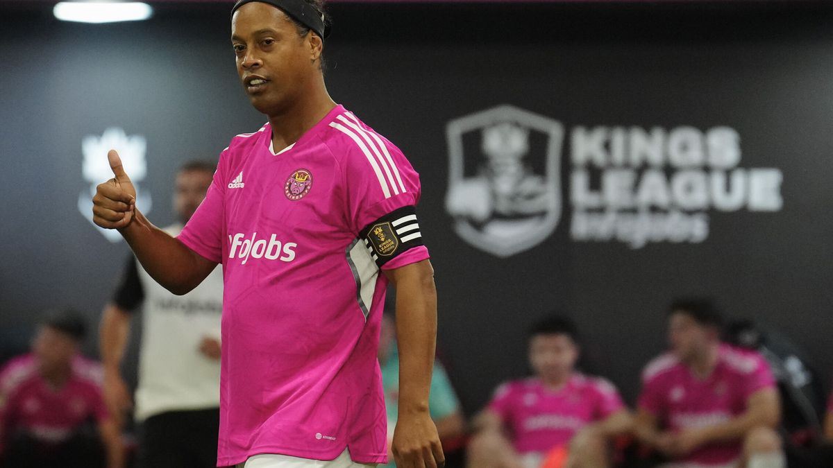 "No voy a correr": Ronaldinho se borra de tirar un 'penalti MLS' en la Kings League