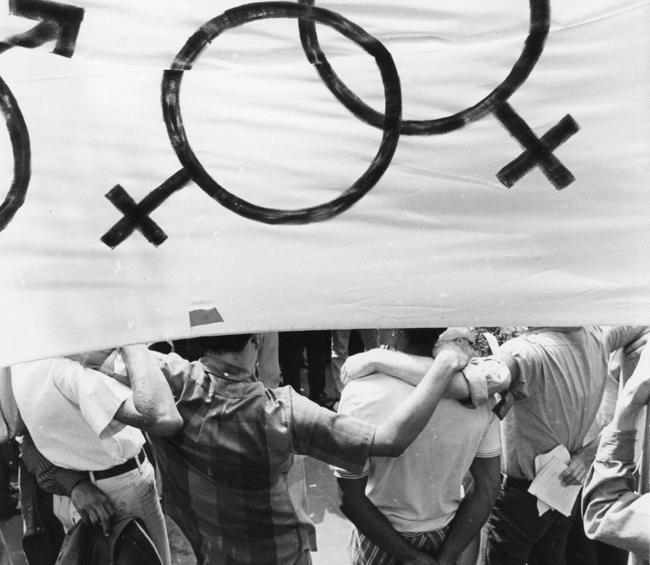 Protestas por los derechos del colectivo LGTB, tras la represión ejercida en Stonewall Inn. 1969. (Mark Segal)