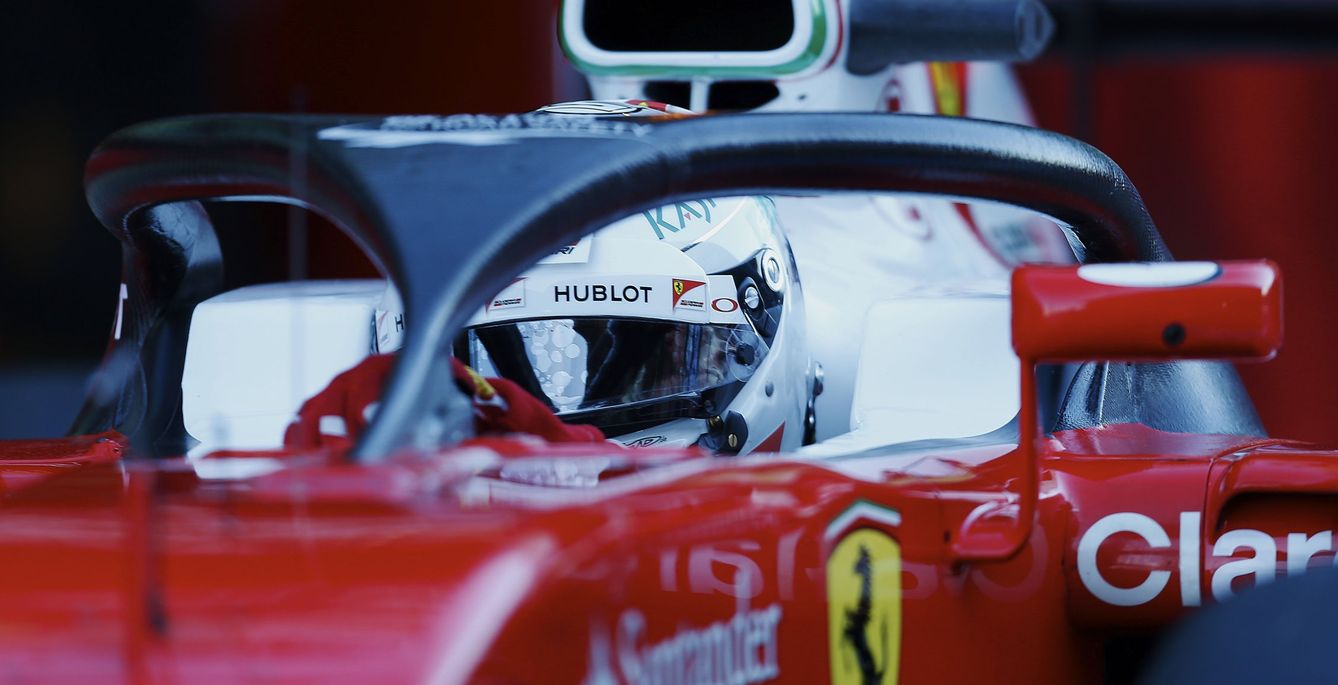 El halo que montó por primera vez Ferrari.