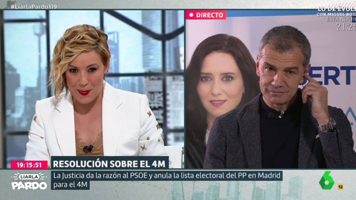 La pregunta de Cristina Pardo a Toni Cantó tras ser apartado de las listas del PP