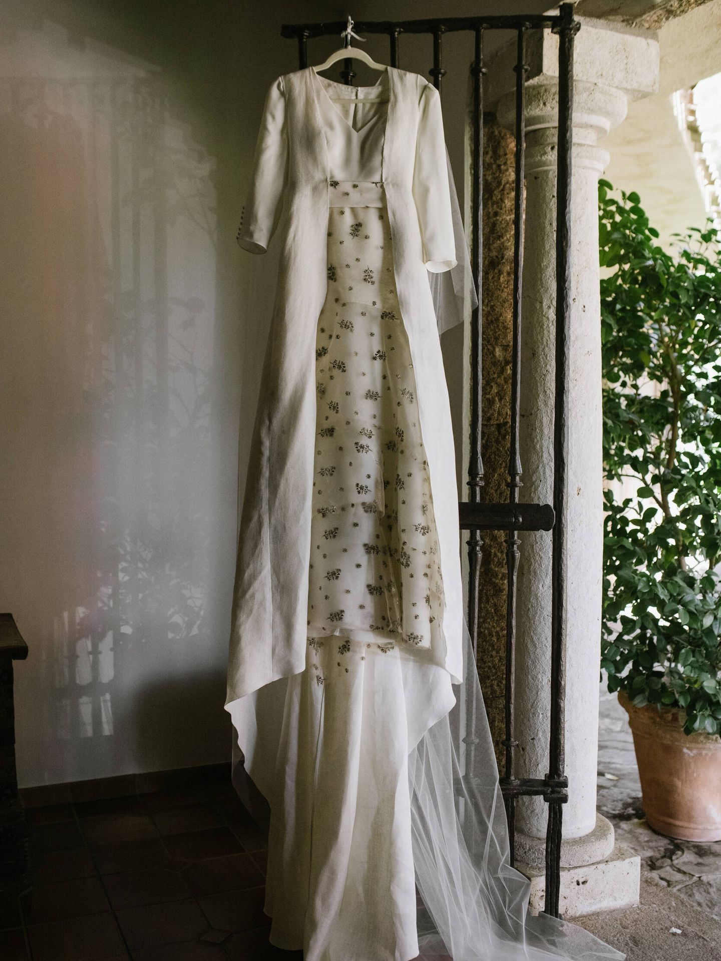 El vestido de novia de Rocío creado por Sole Alonso. (Pelillos de Ratón)