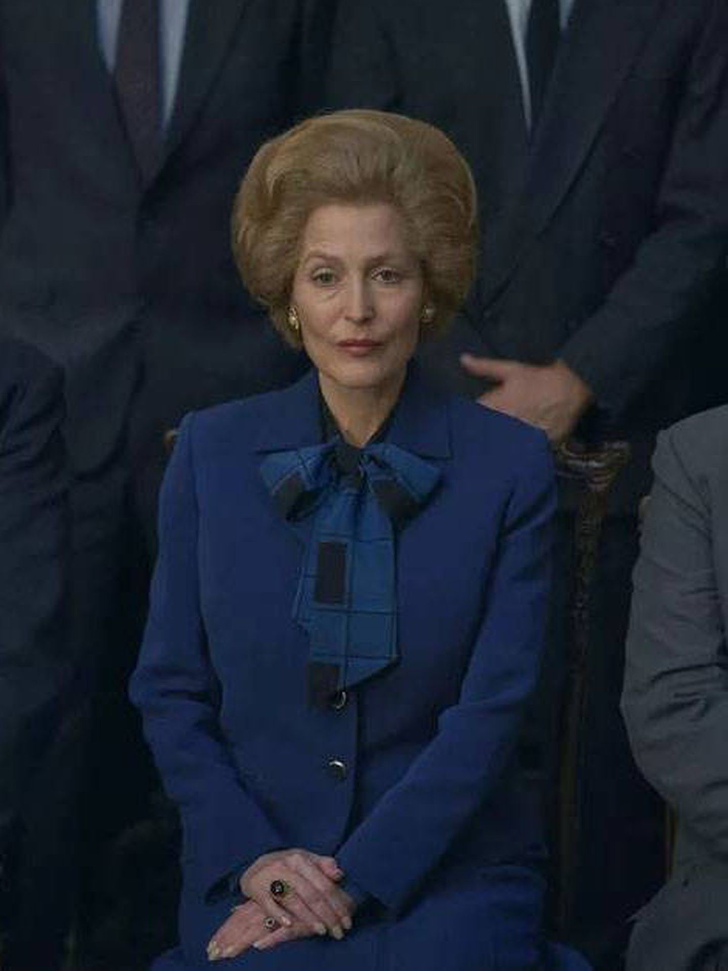 Gillian Anderson interpreta a Thatcher en 'The Crown'. (Netflix)