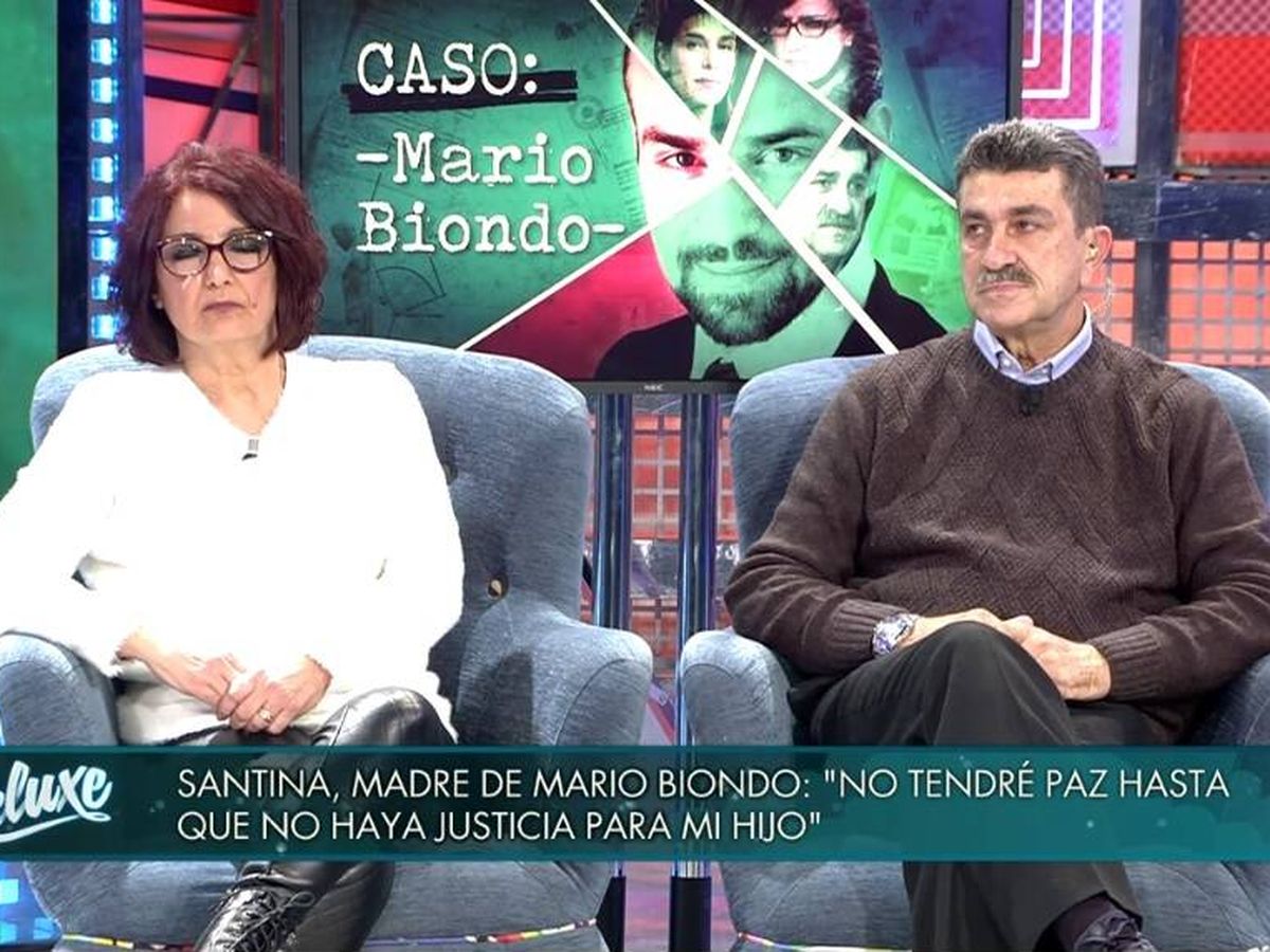 Foto: Los padres de Mario Biondo, en 'Sábado Deluxe'. (Telecinco).